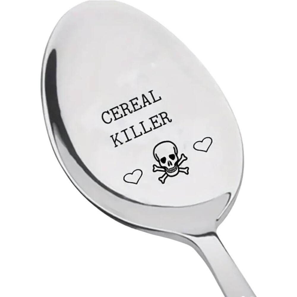 Cereal Killer Engraved Stainless Steel Spoon